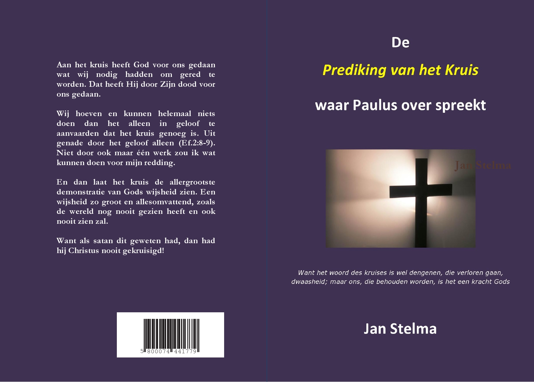 De prediking vh Kruis waar Paulus over spreekt. Omslag