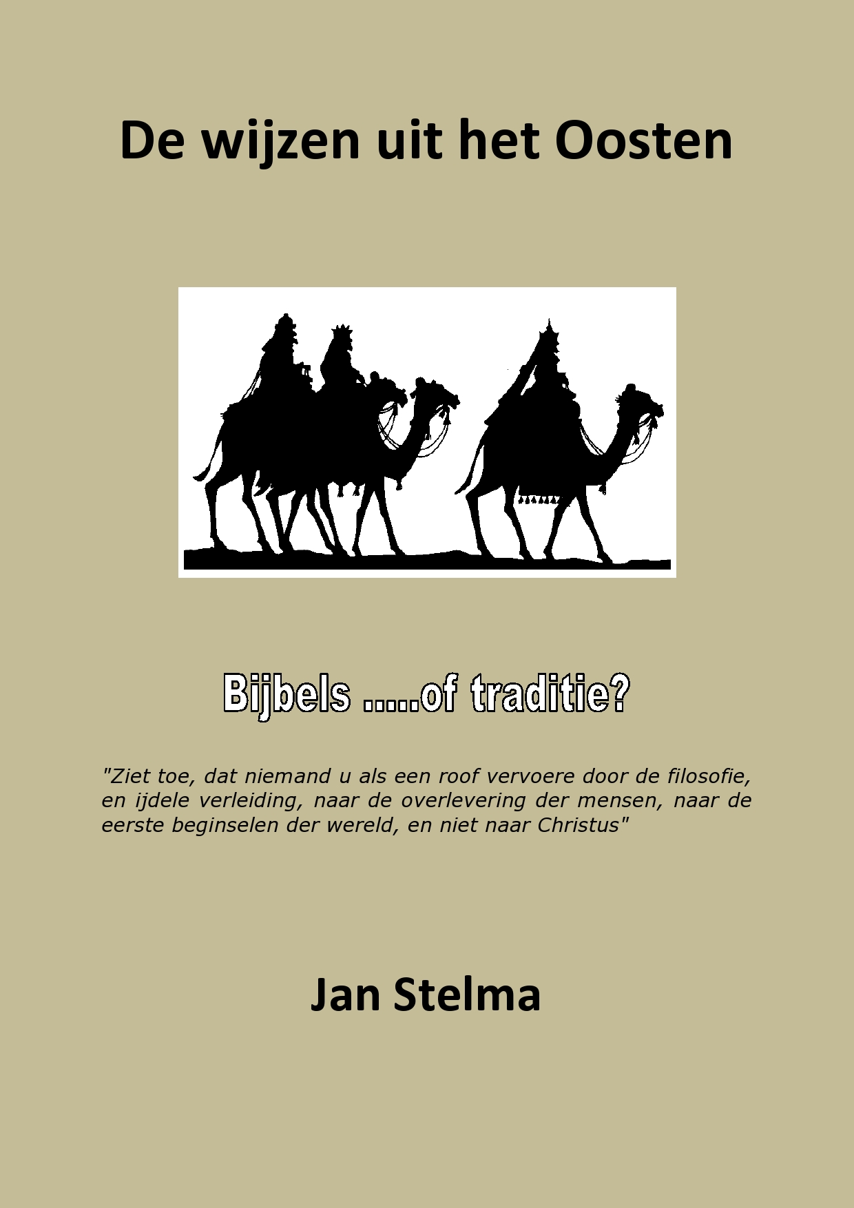 De wijzen uit het Oosten. Cover