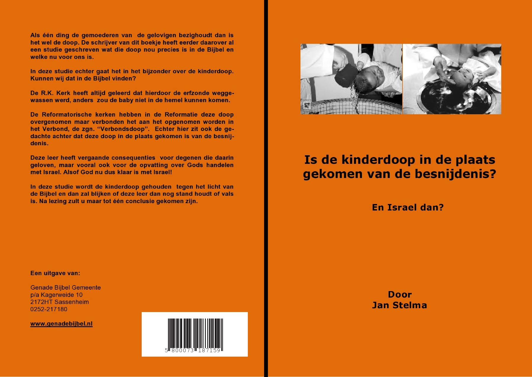 Is de kinderdoop enz. Omslag