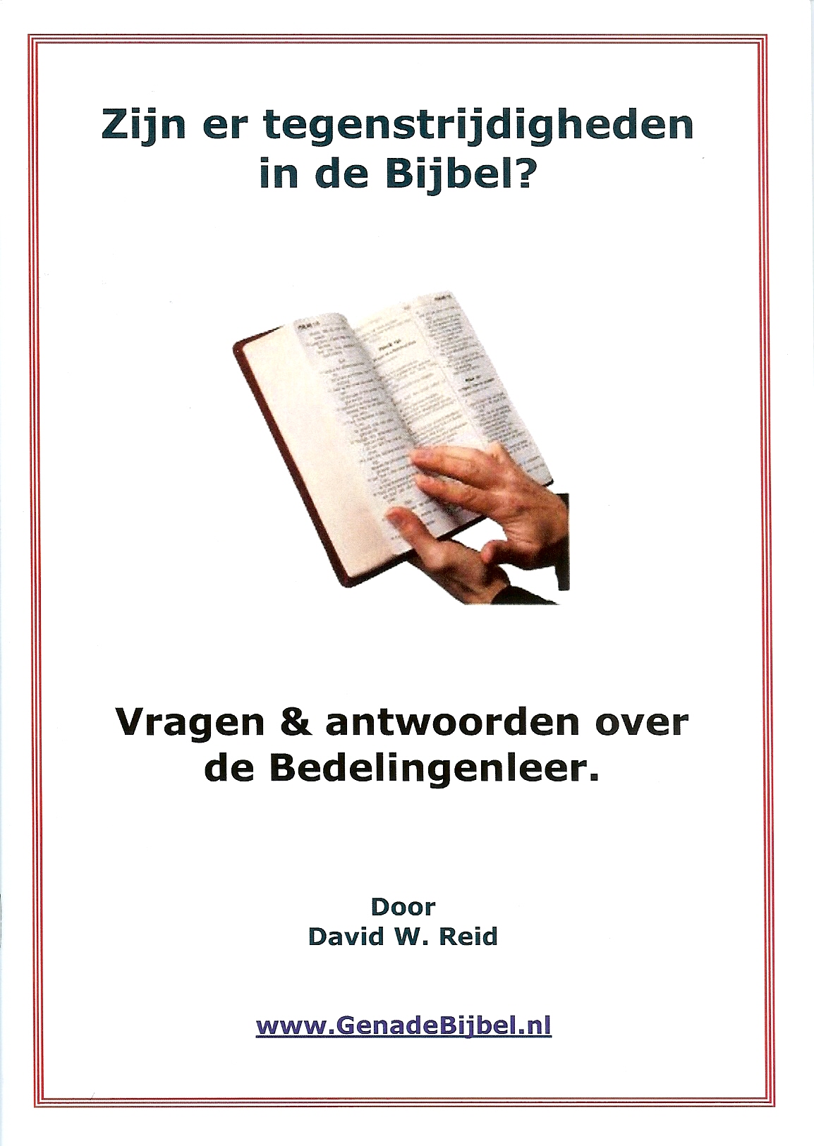 Zijn er tegenstrjdigheden in de Bijbel .Cover